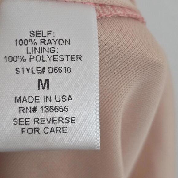 West Kei Women's Maxi Dress Orange Cream Floral V-Neck Flowy Fully Lined Size M - Picture 8 of 9